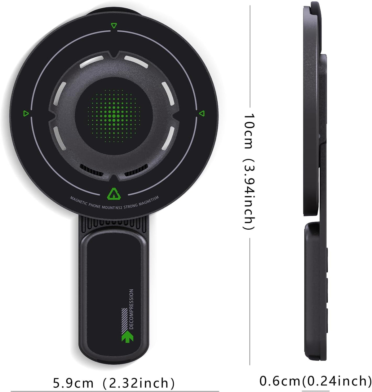 3-in-1 Magnetic Phone Ring Holder