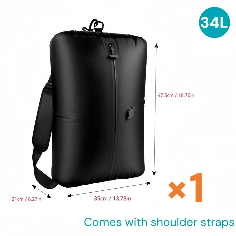 Vacuum Compression Storage Bags – Waterproof Space-Saving Travel Organizers