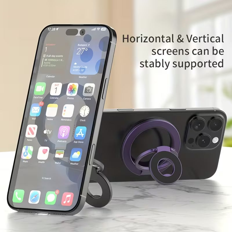3-Ring Magnetic Foldable Phone Stand