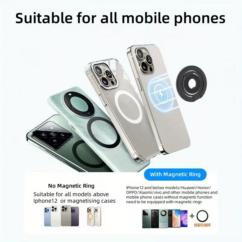 3-Ring Magnetic Foldable Phone Stand