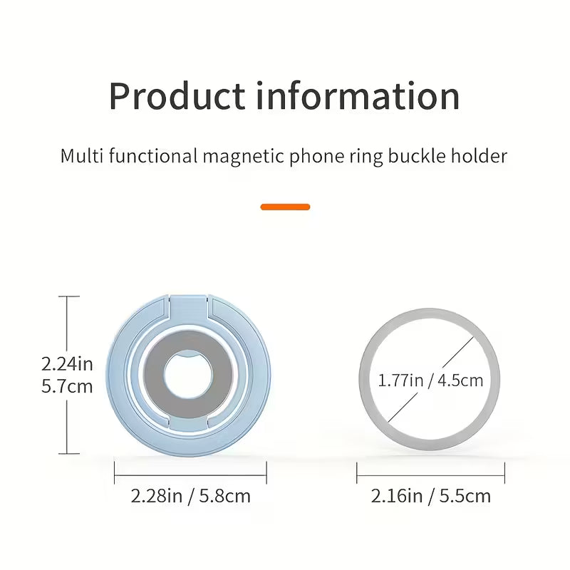 3-Ring Magnetic Foldable Phone Stand