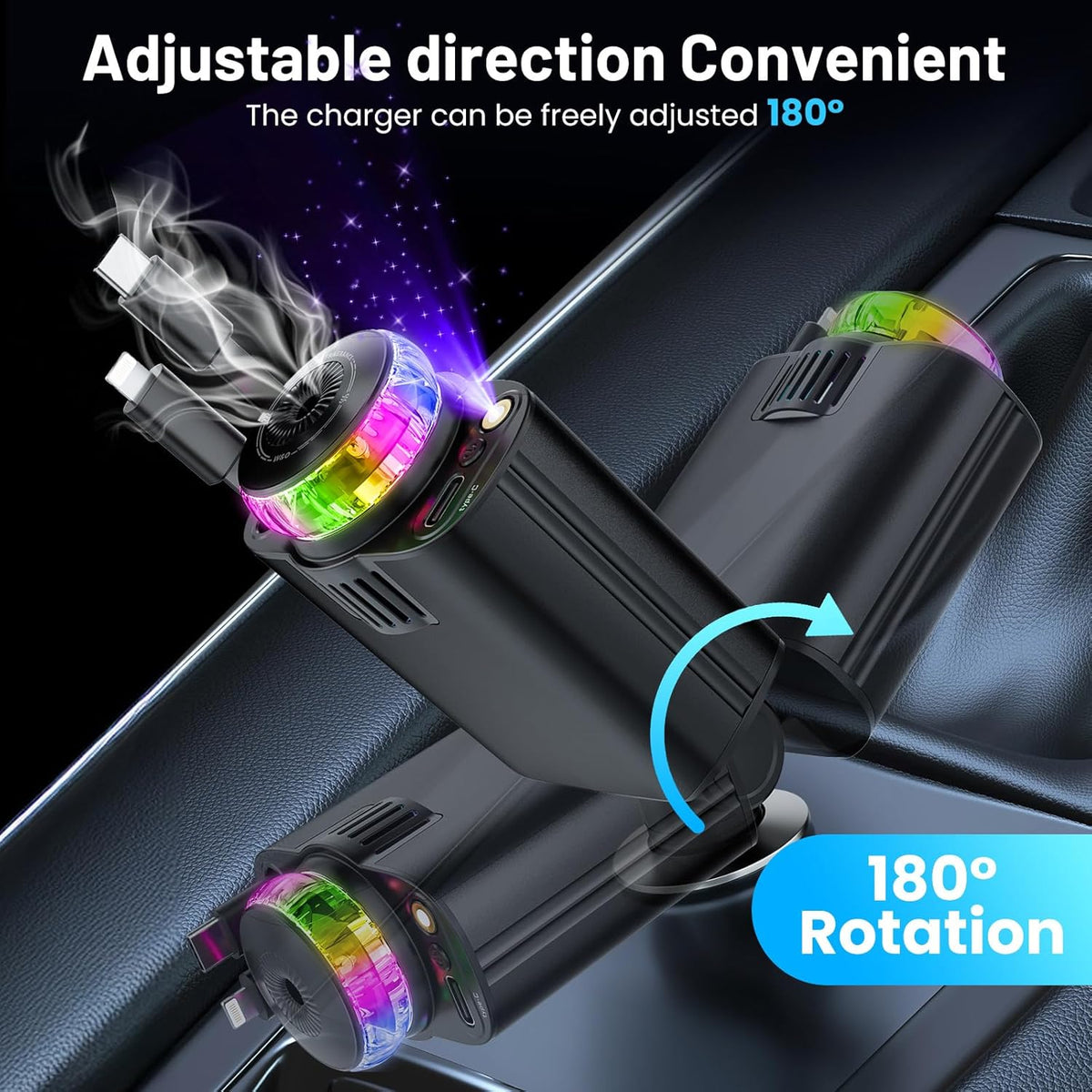 5 in 1 Smart Car Charger