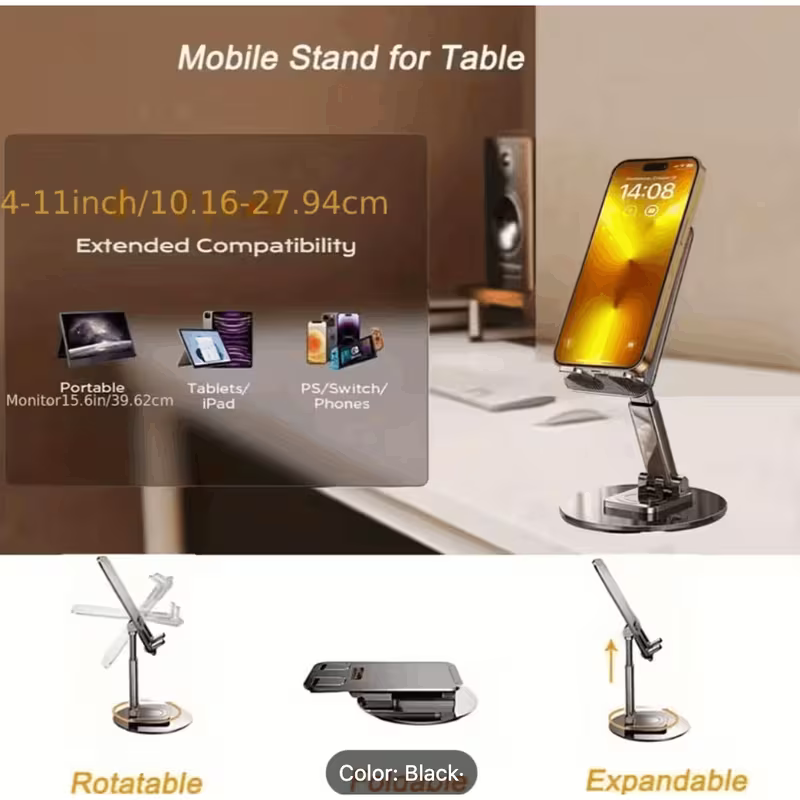 360° Rotating Phone & Tablet Stand