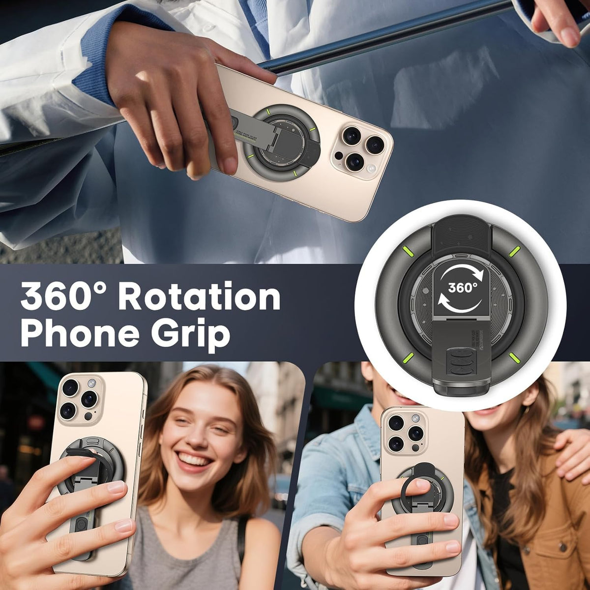 3-in-1 Magnetic Phone Ring Holder