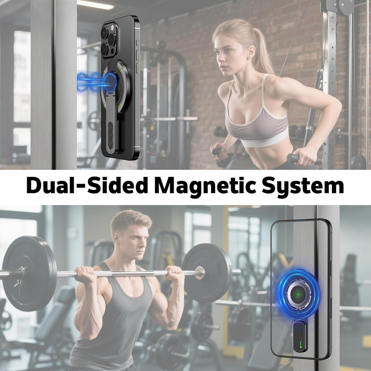 3-in-1 Magnetic Phone Ring Holder