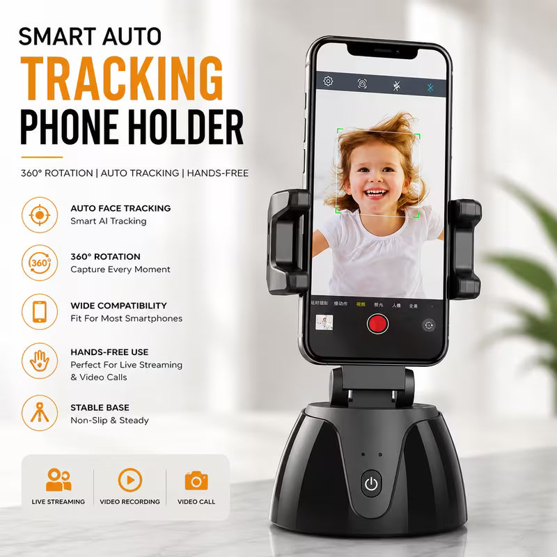360° Auto Face Tracking Phone Holde