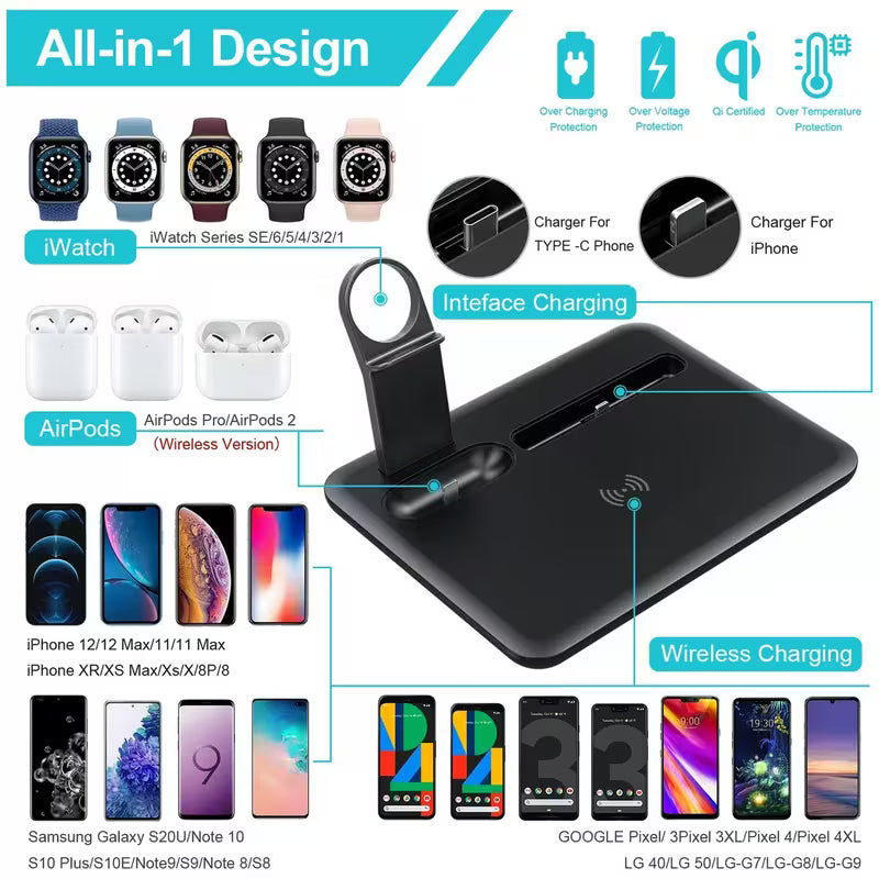 4-in-1 Wireless Charging Stand
