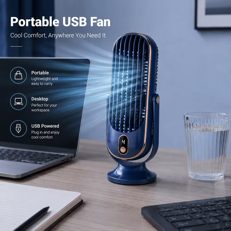 Portable Humidifying Desktop Fan