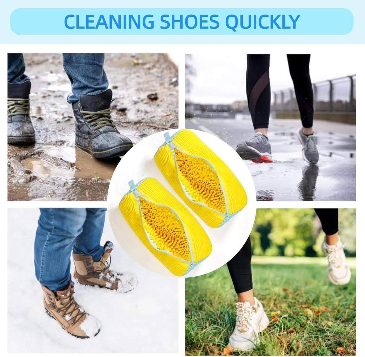 Reusable Shoe WashBag