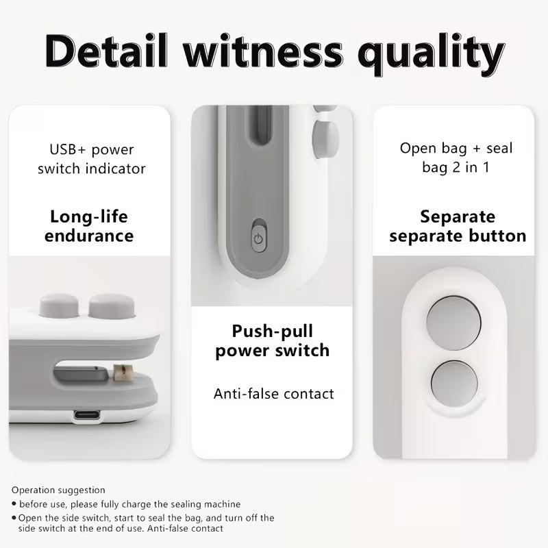Mini Portable Food Vacuum Sealer