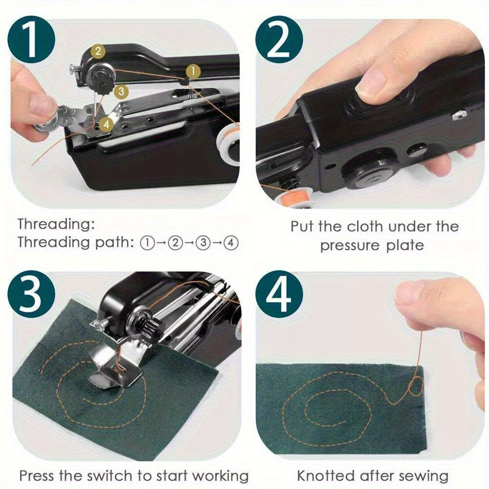 Mini Portable Handheld Sewing Machine