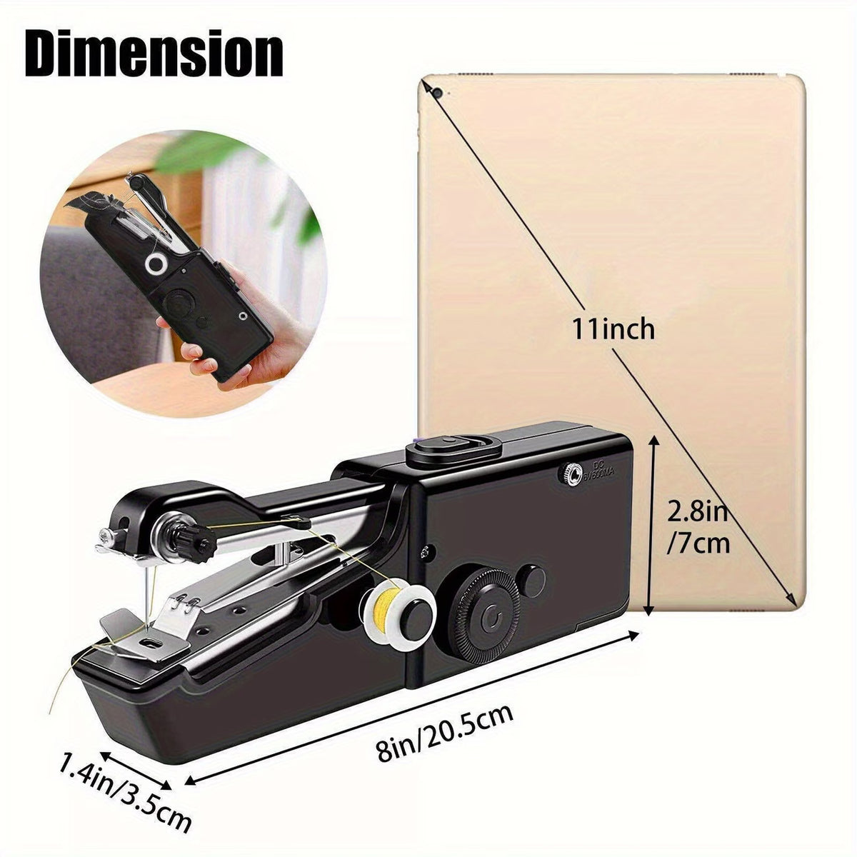 Mini Portable Handheld Sewing Machine