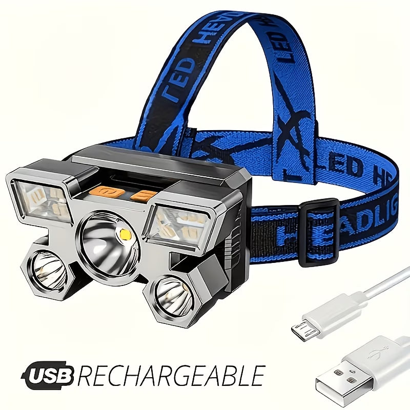 Super Bright Rechargeable LED Headlamp