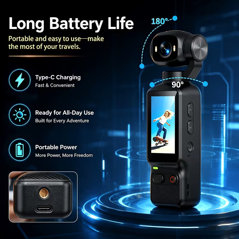 4K Outdoor Portable Handheld Camera