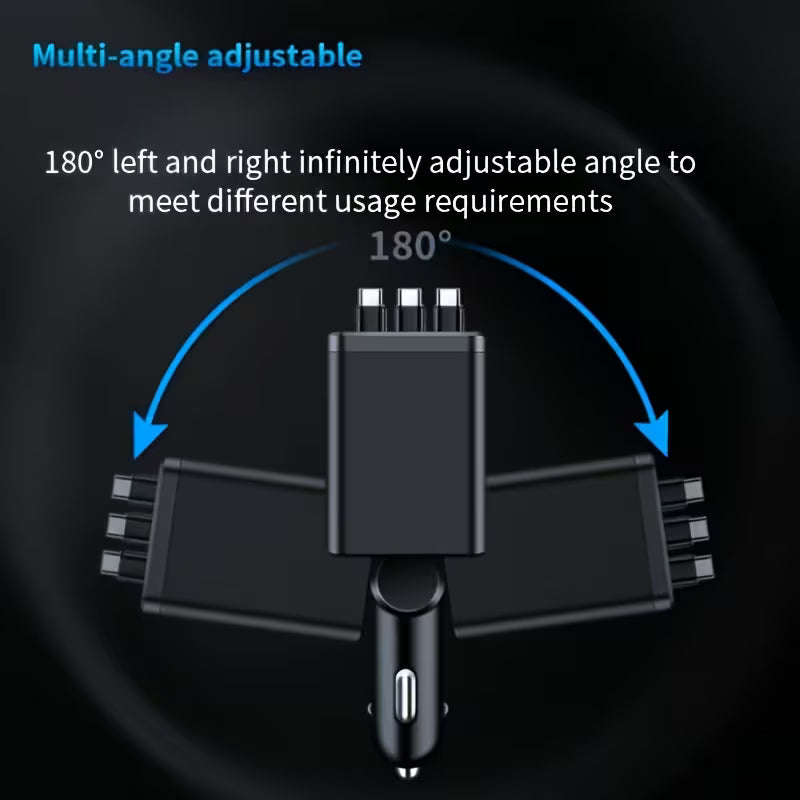 7-in-1 Retractable Car Charger