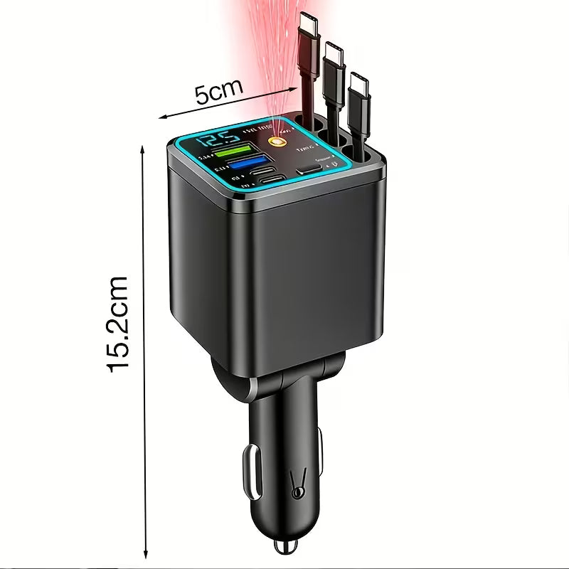 7-in-1 Retractable Car Charger