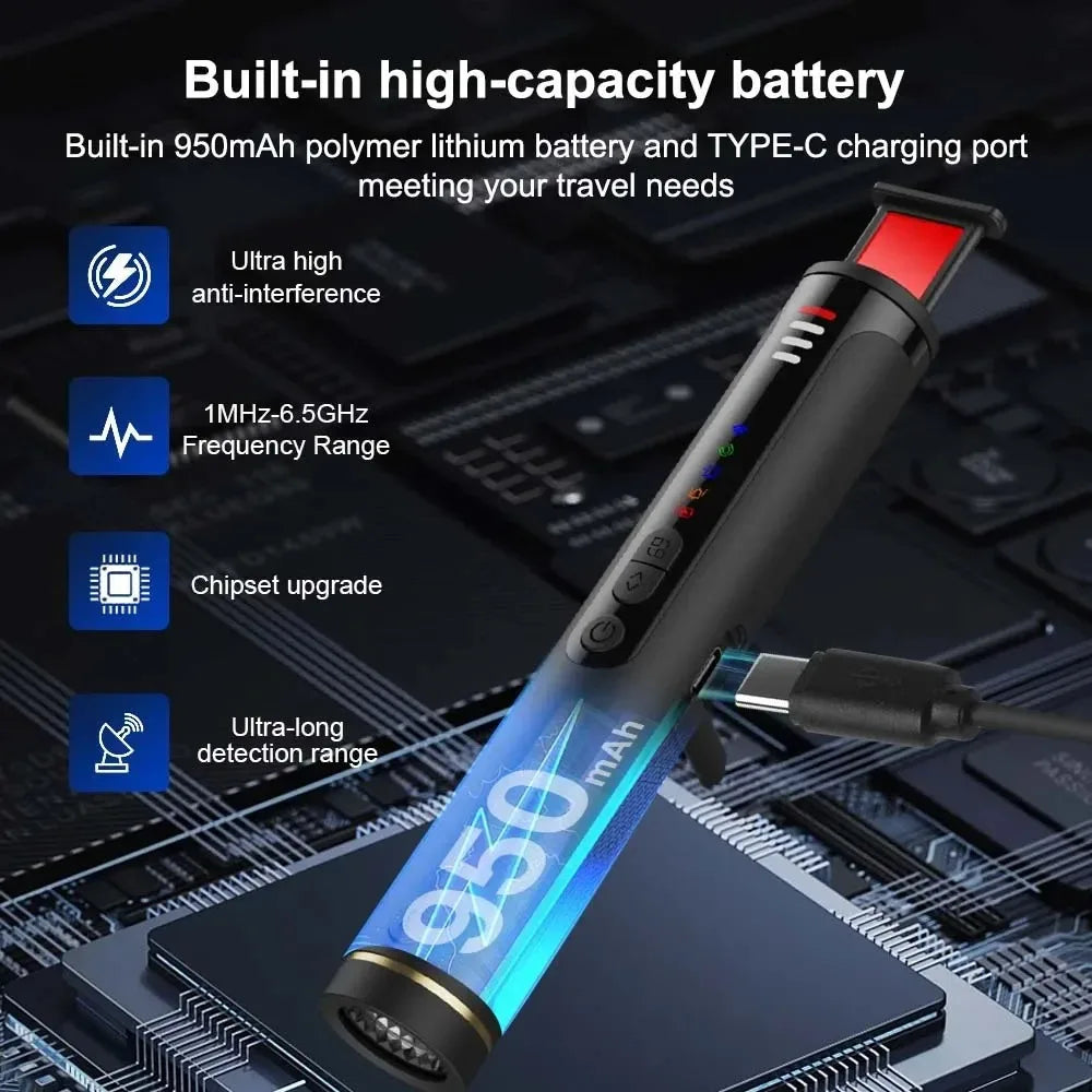 Anti-Spy Detector – Hidden Camera, GPS & RF Signal Finder