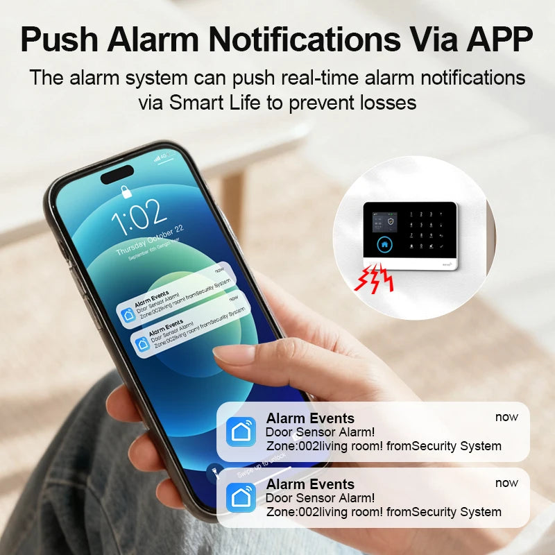4G/WiFi Smart Home Alarm System – Wireless Security