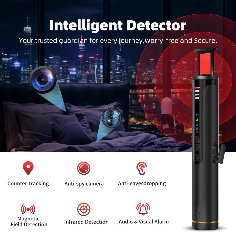 Anti-Spy Detector – Hidden Camera, GPS & RF Signal Finder