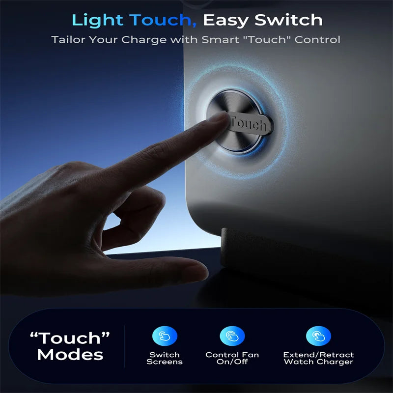 KUXIU 3-in-1 Wireless Charging Station
