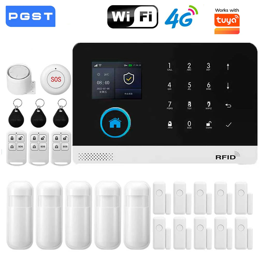 4G/WiFi Smart Home Alarm System – Wireless Security