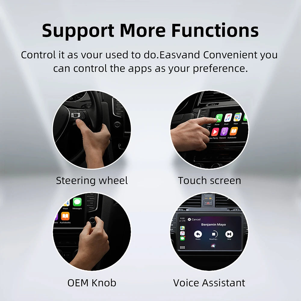 Android 13 CarPlay AI Box – Qualcomm SM6115 8-Core, 4GB+64GB, Wireless CarPlay & Android Auto