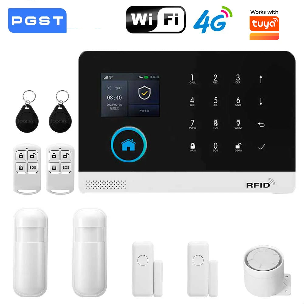 4G/WiFi Smart Home Alarm System – Wireless Security