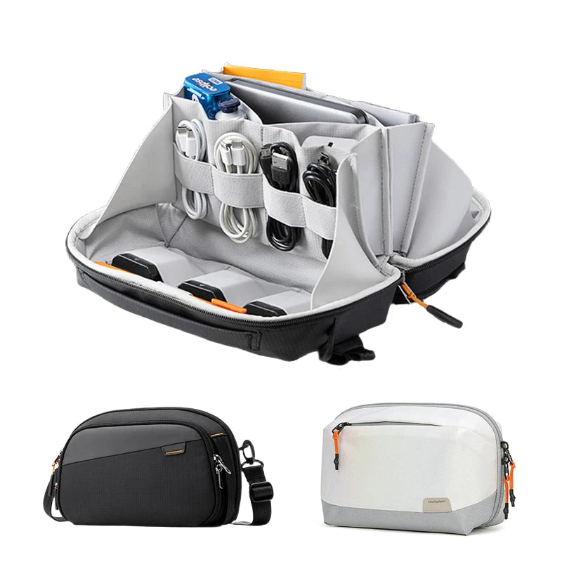 Digital Tech Organizer Pouch – Travel Cable & Charger Storage Bag