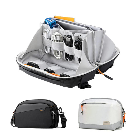 Digital Tech Organizer Pouch – Travel Cable & Charger Storage Bag