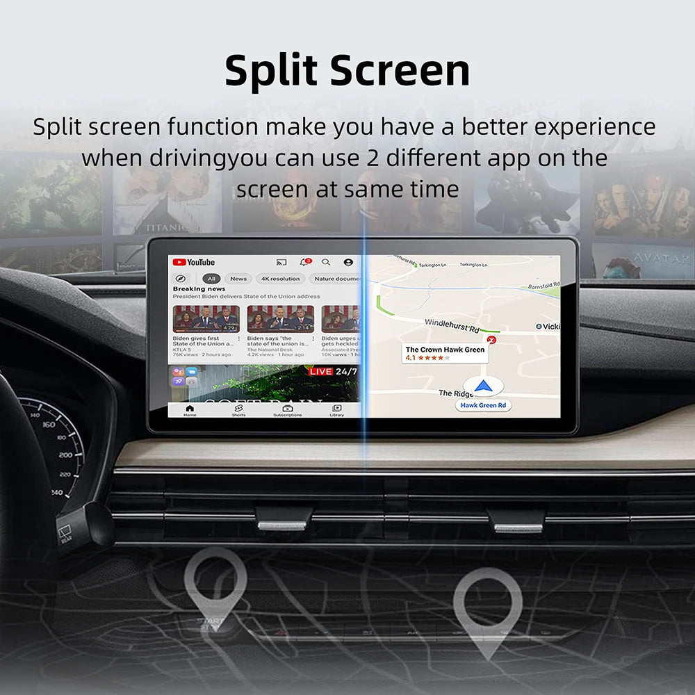 Android 13 CarPlay AI Box – Qualcomm SM6115 8-Core, 4GB+64GB, Wireless CarPlay & Android Auto