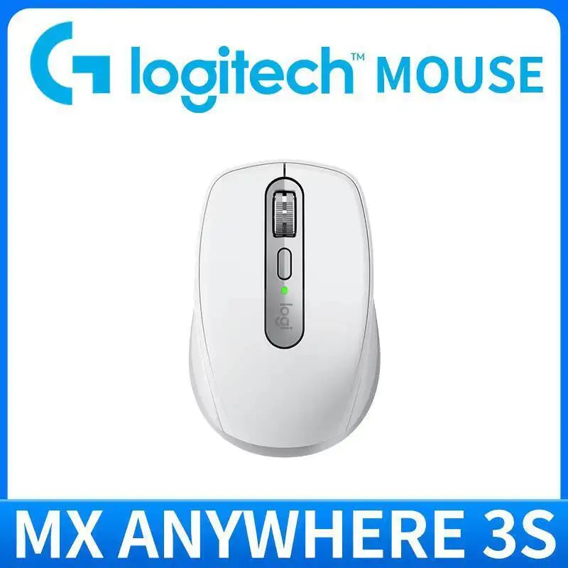 Logitech MX Anywhere 3S Travel Mouse – 8K DPI, 3-Device Bluetooth, Quick Charge