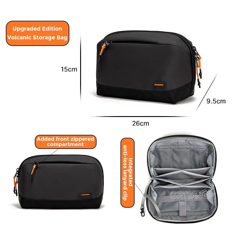 Digital Tech Organizer Pouch – Travel Cable & Charger Storage Bag