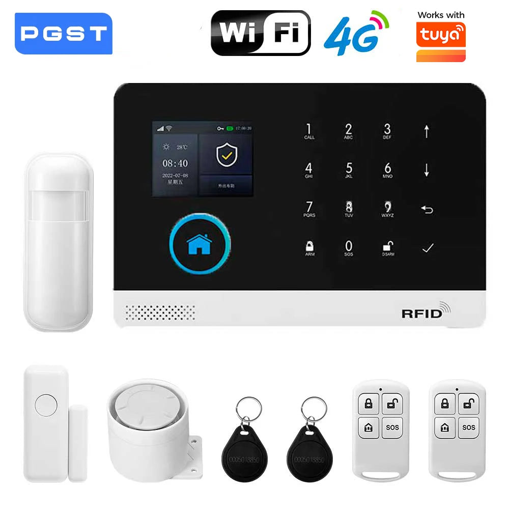 4G/WiFi Smart Home Alarm System – Wireless Security