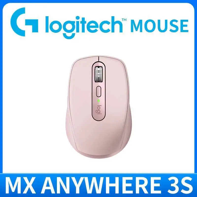 Logitech MX Anywhere 3S Travel Mouse – 8K DPI, 3-Device Bluetooth, Quick Charge