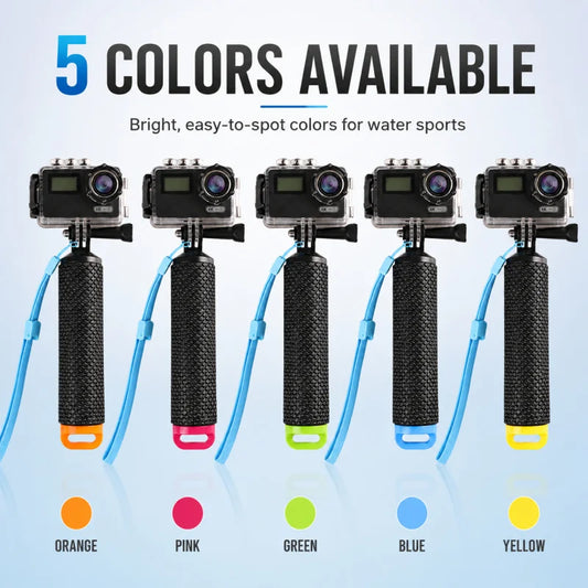 Floating Waterproof Selfie Stick for Action Cameras