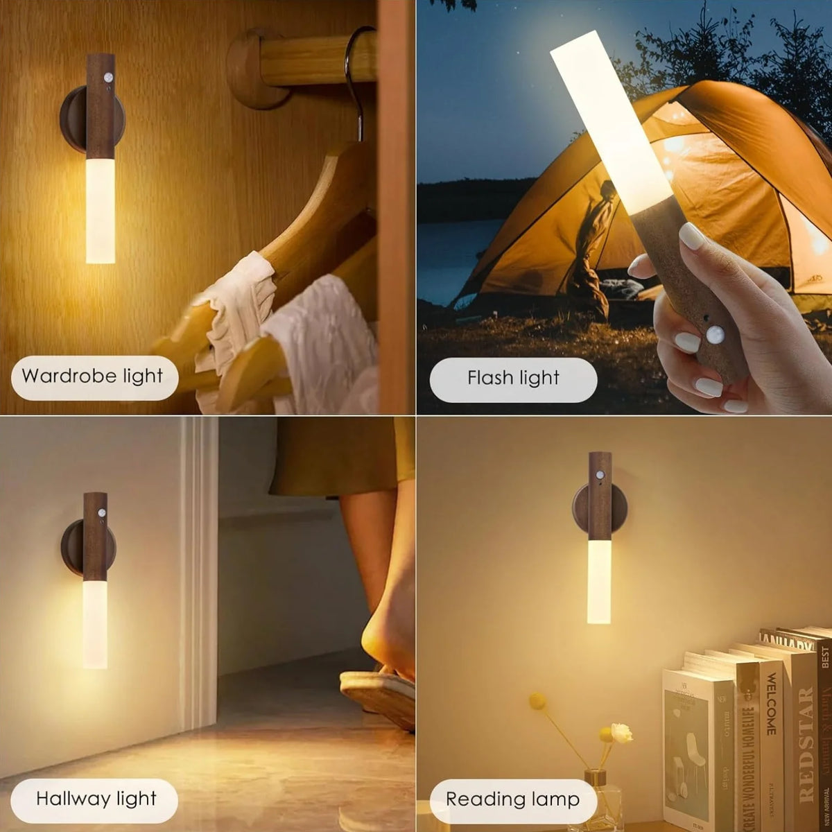Smart Motion Sensor Night Light – Rechargeable Magnetic