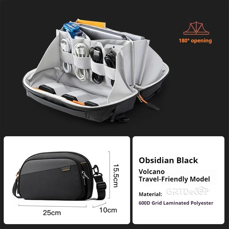 Digital Tech Organizer Pouch – Travel Cable & Charger Storage Bag
