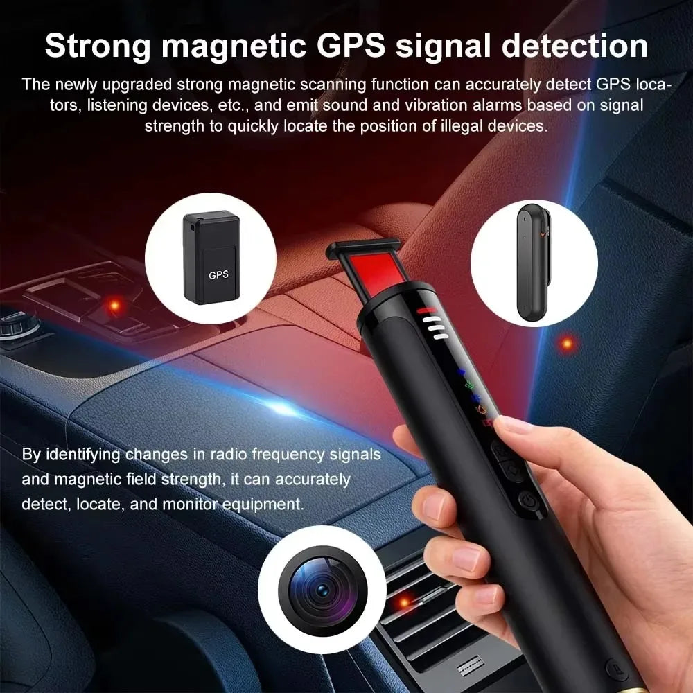 Anti-Spy Detector – Hidden Camera, GPS & RF Signal Finder