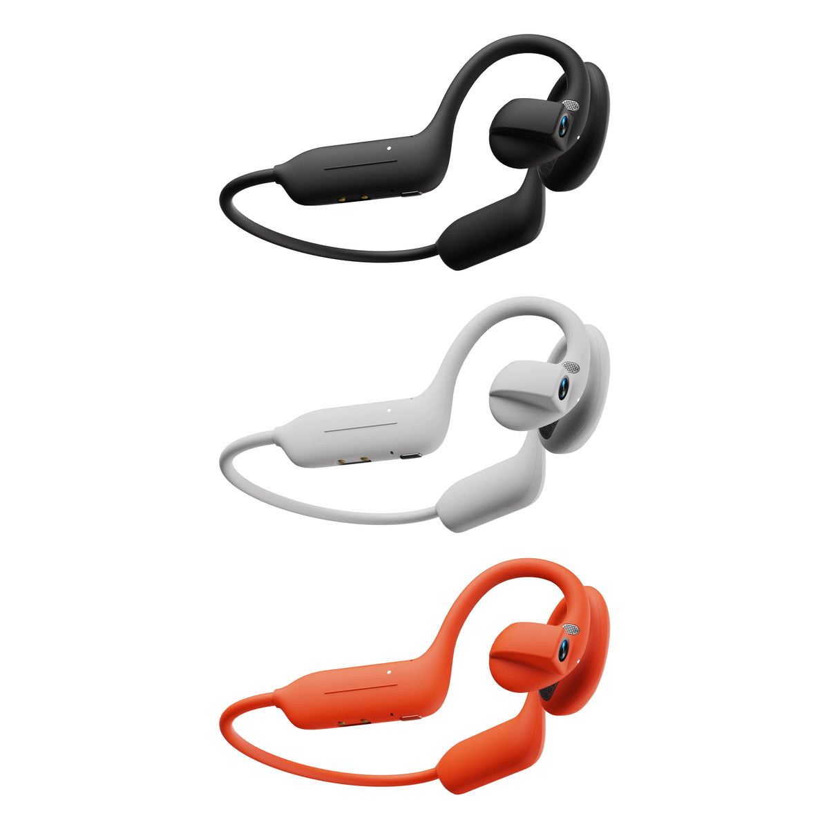AI Camera Earphones – 8MP HD Recording Bluetooth Air Conduction Headphones
