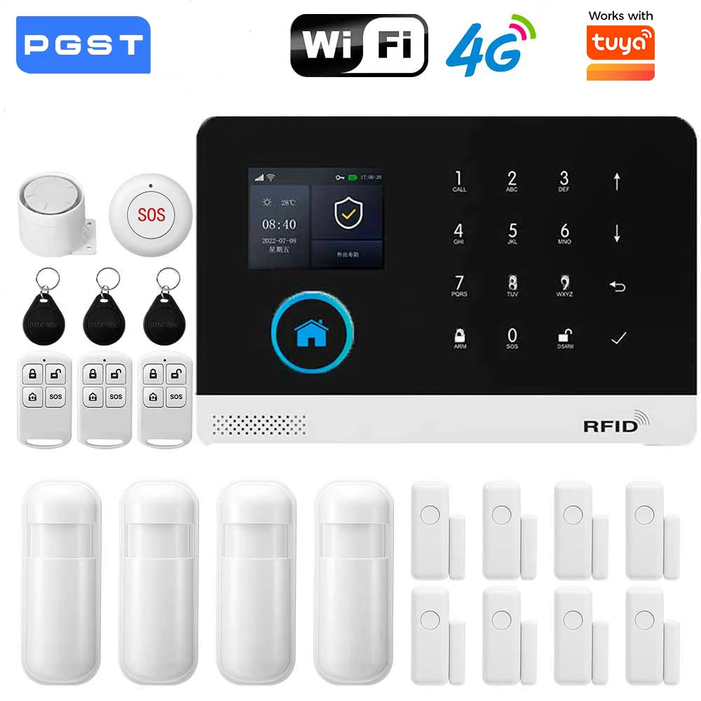 4G/WiFi Smart Home Alarm System – Wireless Security