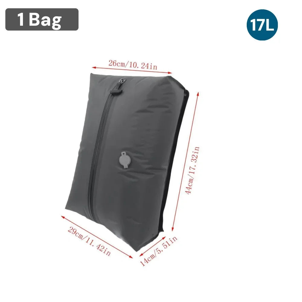 Vacuum Compression Storage Bags – Waterproof Space-Saving Travel Organizers