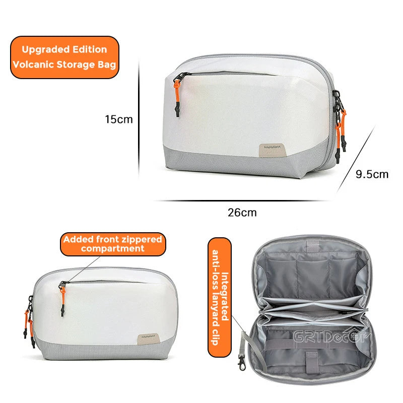 Digital Tech Organizer Pouch – Travel Cable & Charger Storage Bag