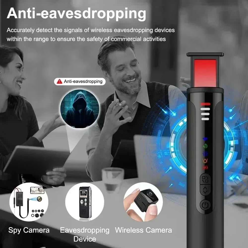 Anti-Spy Detector – Hidden Camera, GPS & RF Signal Finder