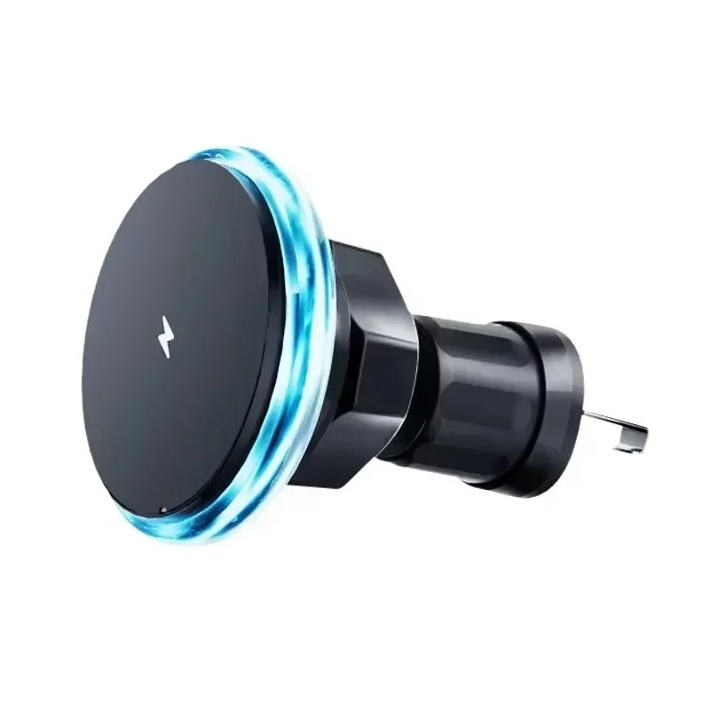 Magnetic Car Wireless Charger – RGB, MagSafe Compatible