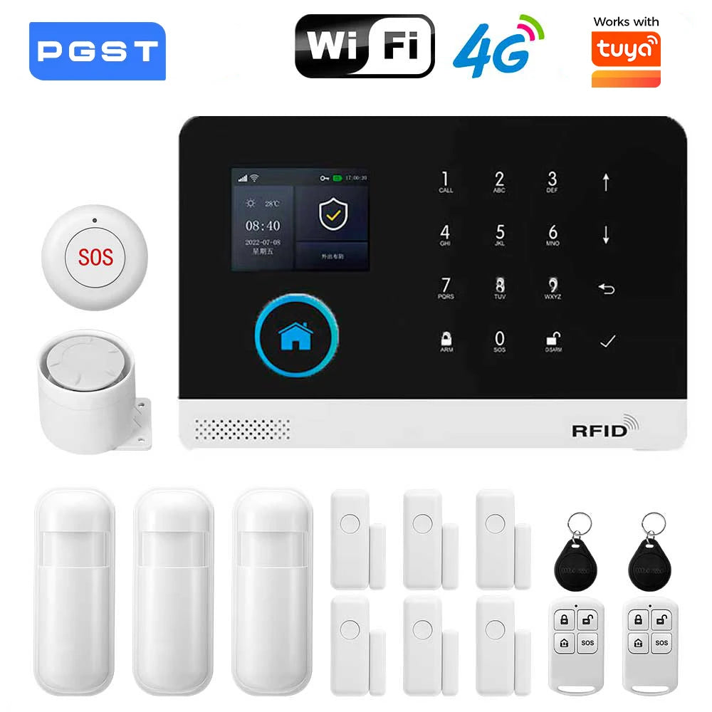 4G/WiFi Smart Home Alarm System – Wireless Security