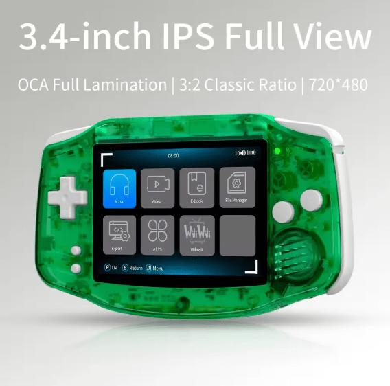 HEPU - Portable Retro Handheld Game Console