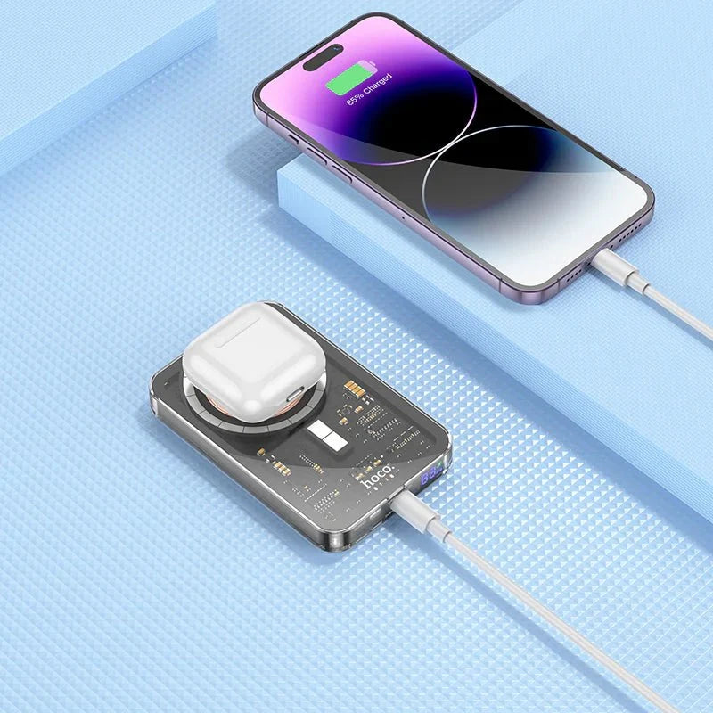 Hoco - Transparent Magnetic Power Bank (Q14)