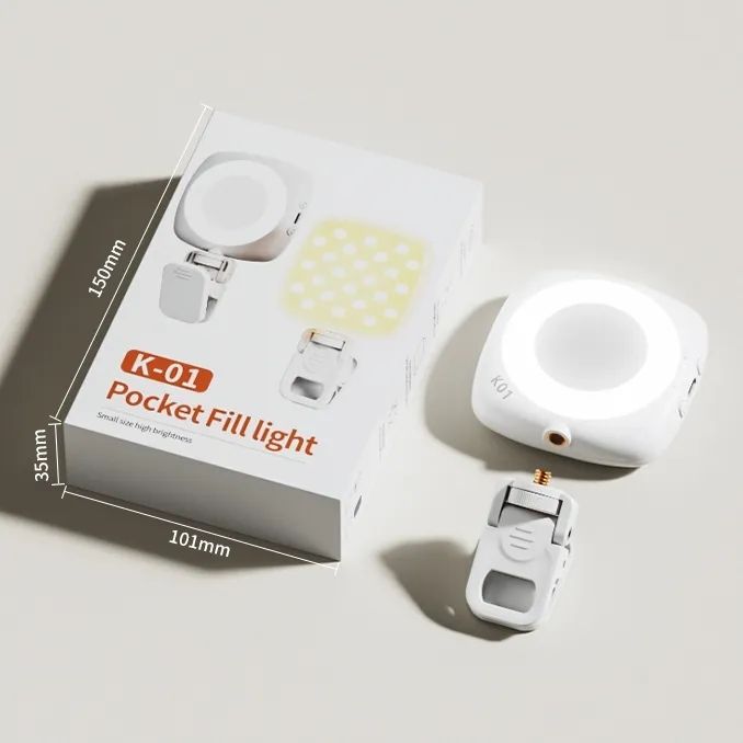 Rechargeable Clip-On LED Phone Light