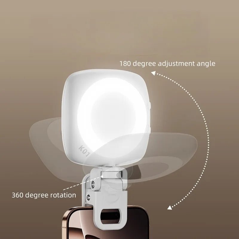 Rechargeable Clip-On LED Phone Light