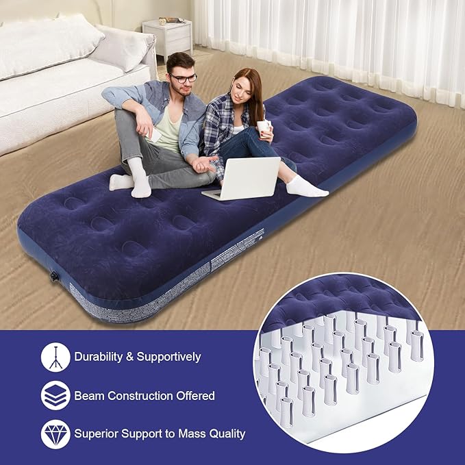Single Air Mattress (With Pump)